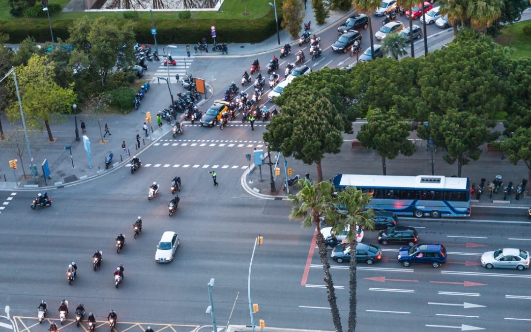 bajas de coche en barcelona tráfico